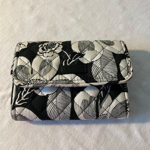 Vera Bradley Black Floral Wallet